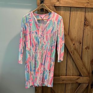 XL Lilly Pulitzer Sarasota Pintuck Dress